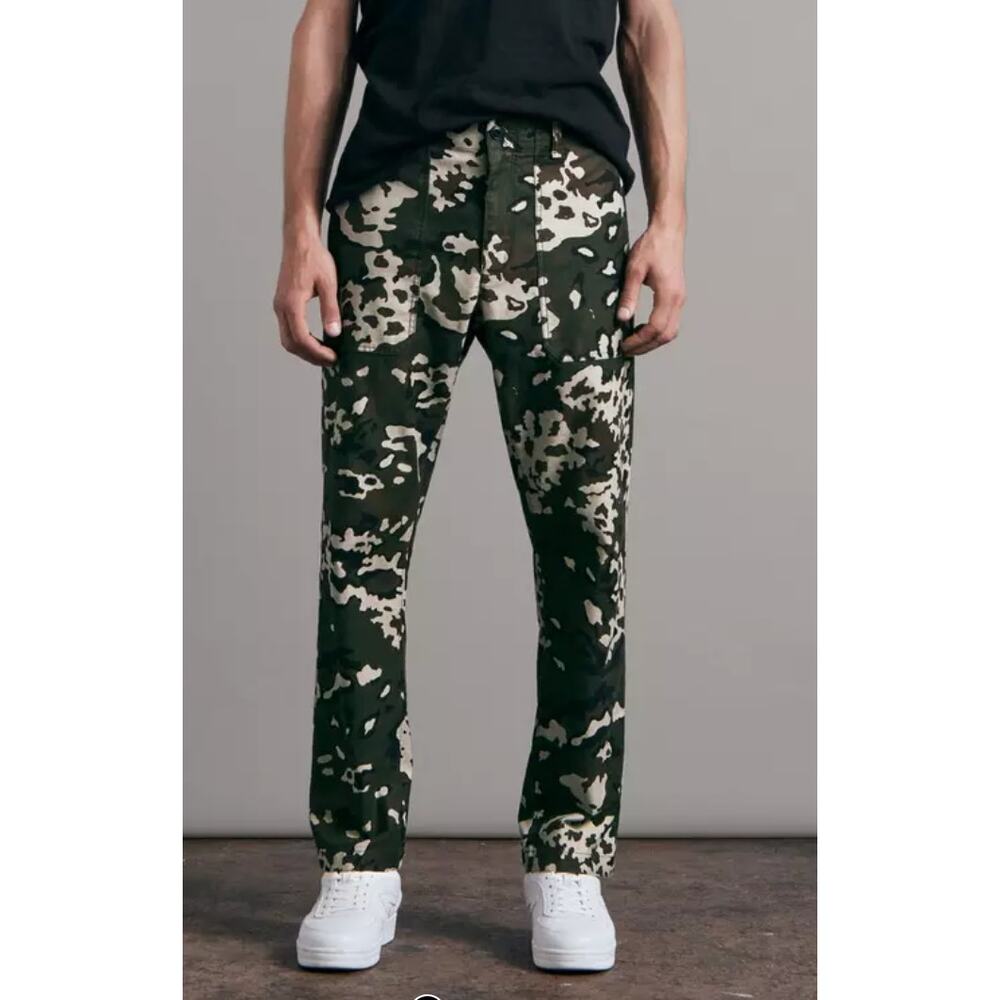 UTILITY STYLE Camo Field Pants – Rag & Bone Cliffe Cotton – Men’s 32x30